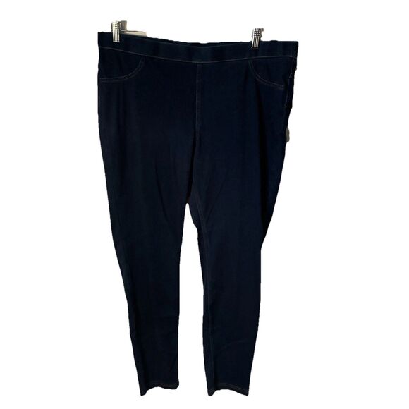 Zac & Rachel Ultra Stretch , Slim Leg Jeans Size XL NWT 20” Waist Laying Flat - Picture 4 of 10